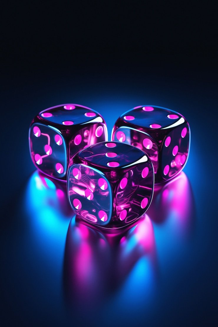 Mobile device showing Lightning Dice entry interface with prediction categories and countdown timer